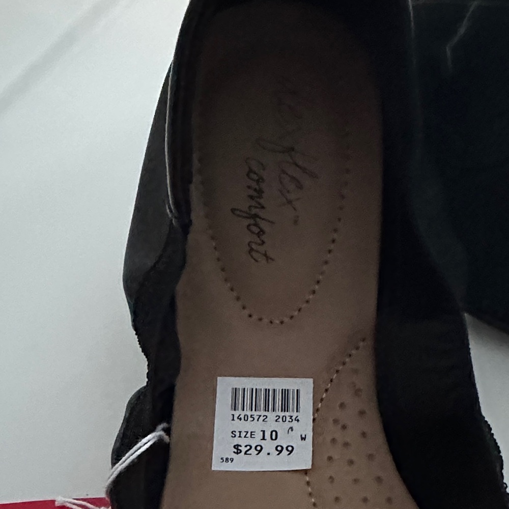NET Black Ballet Flats - Picture 4 of 4